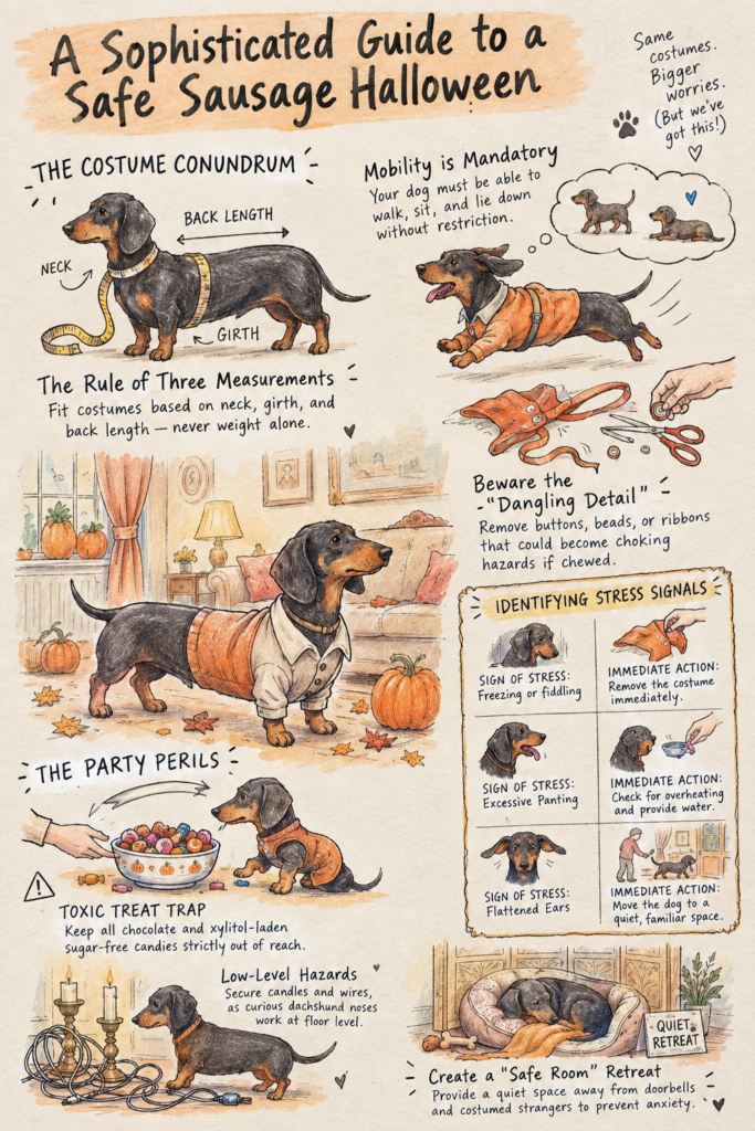 Halloween safety tips for dachshunds