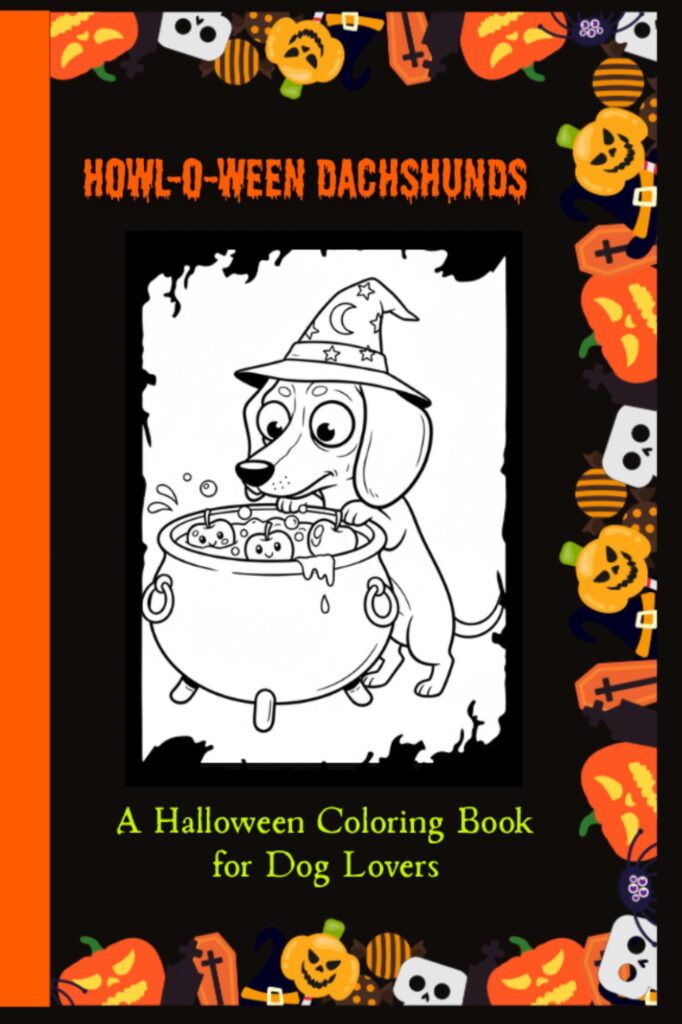 ween Dachshund coloring book